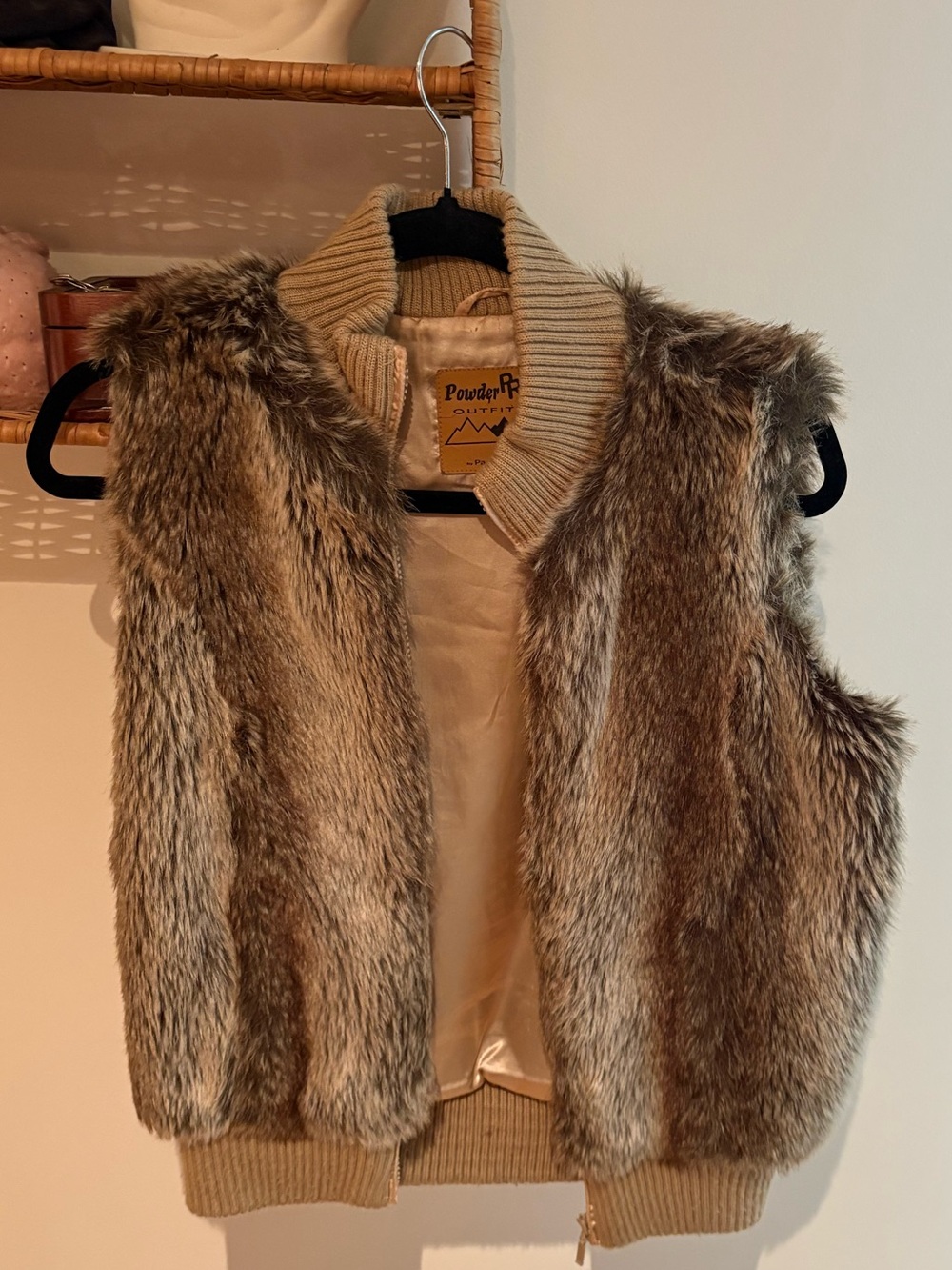 Fur Zip Up Vest